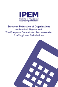 Cover of EFOMP and EC Staffing Recommendations for Diagnostic Radiology and Radiation Protection