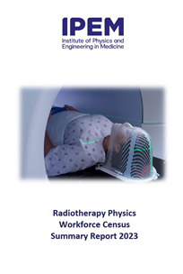 Cover of 2023 Radiotherapy Workforce Census - Summary Report
