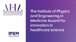 IPEM sponsors Advancing Healthcare Awards