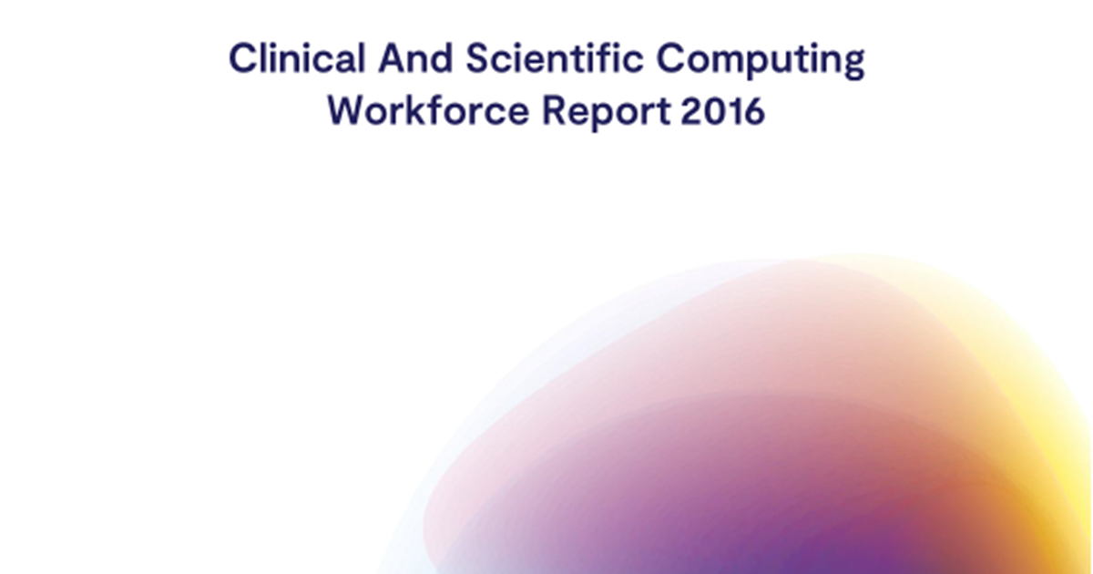 2019 Clinical And Scientific Computing Workforce Report - IPEM