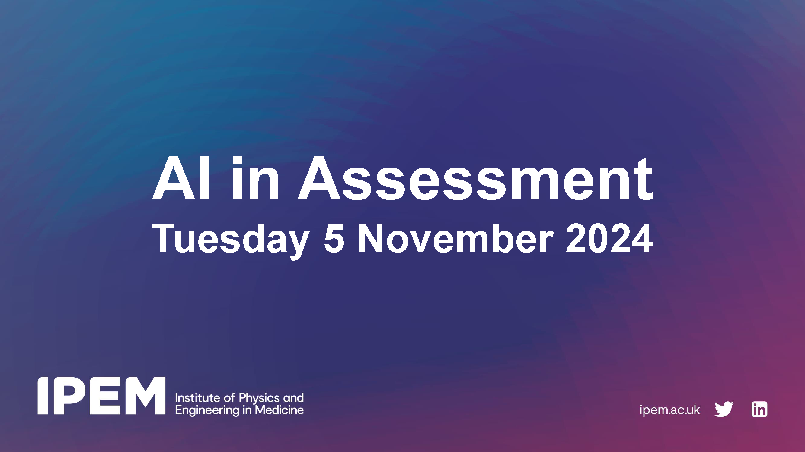 AI in Assessment 2024