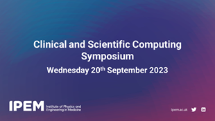 Clinical and Scientific Computing Symposium