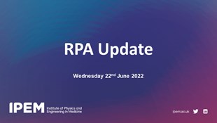 RPA Update 22nd June 2022