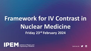 Framework for Using IV Contrast in Nuclear Medicine